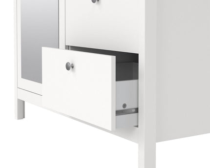 Madrid - Wardrobe with 1 Door + 1 Mirror Door + 2 Drawers