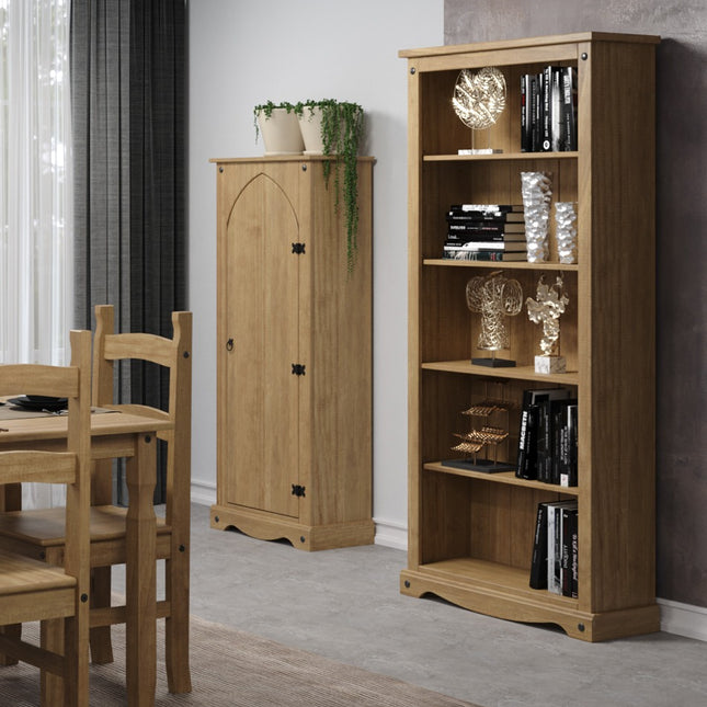 Corona - Space Saver Tall Narrow Bookcase