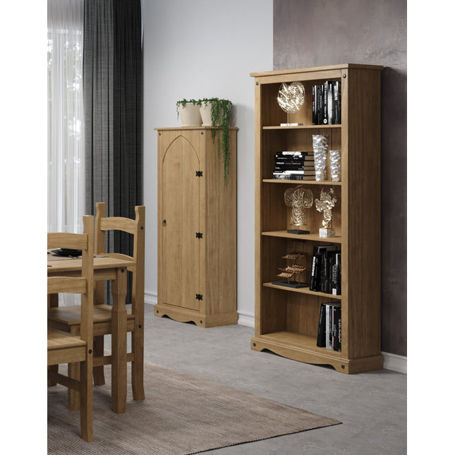 Corona - Space Saver Tall Narrow Bookcase