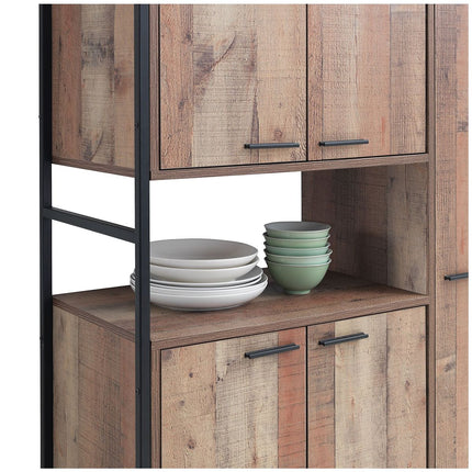 Stretton - Kitchen Cabinet - 5 Doors - Rustic Oak