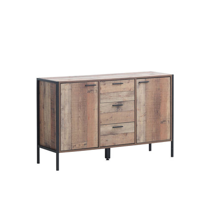 Stretton - 2 Door 3 Drawer Sideboard - Rustic Oak