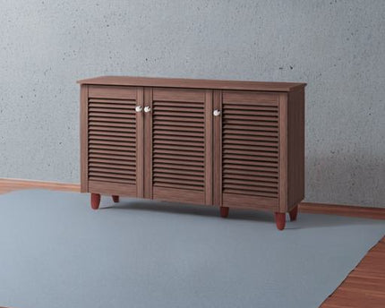 Essentials - Modern 3 Door Shoe Cabinet