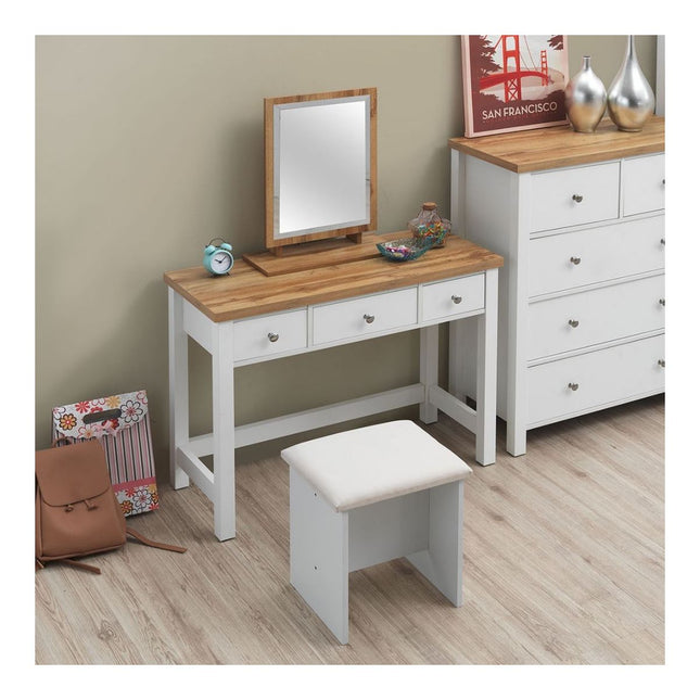 Astbury - Cushioned Stool White