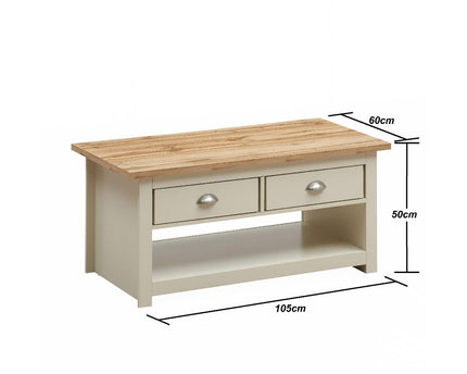Lisbon - 2 Drawer Coffee Table