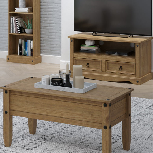 Corona - Elegant Pine Coffee Table