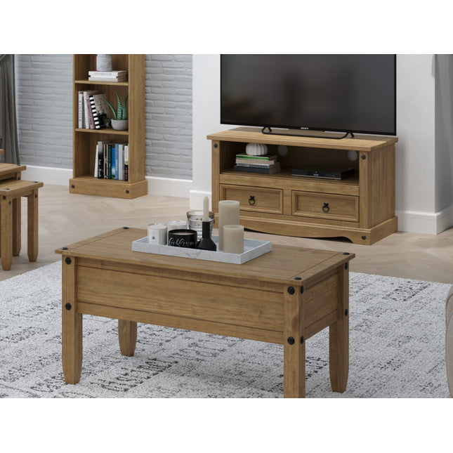 Corona - Elegant Pine Coffee Table