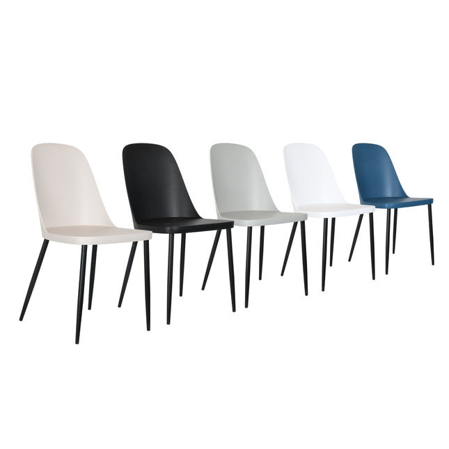 Contemporary - Plastic Dining Chairs - Set of 2