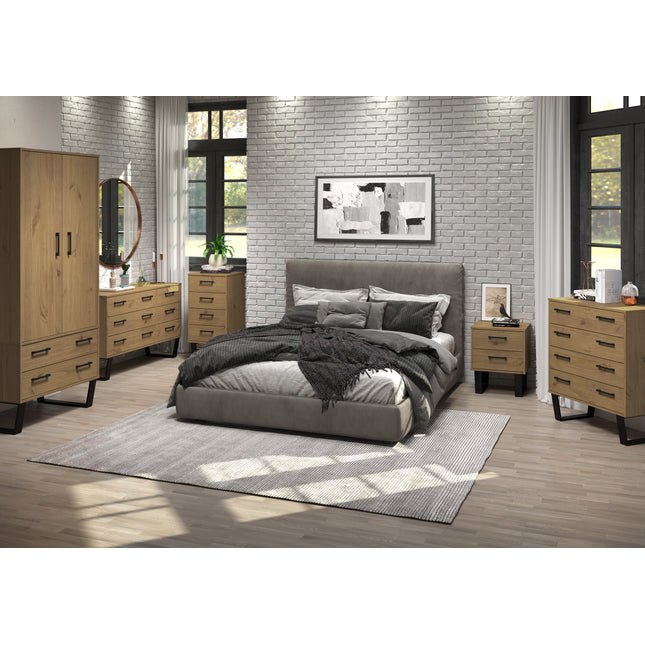 Modern Living - Compact 2 Door 2 Drawer Wardrobe