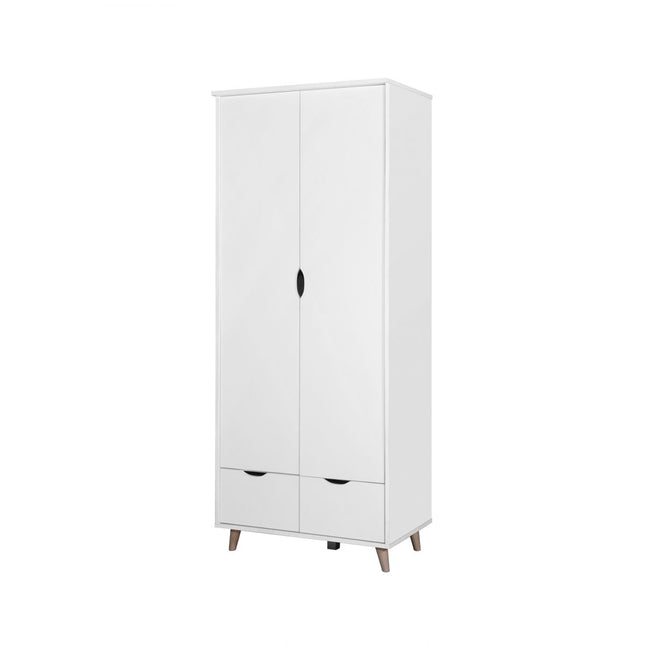 Pulford - 2 Door Wardrobe - 2 Drawers - White