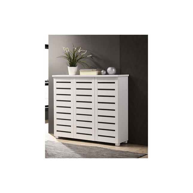 Essentials - Contemporary 3 Door Storage Cabinet