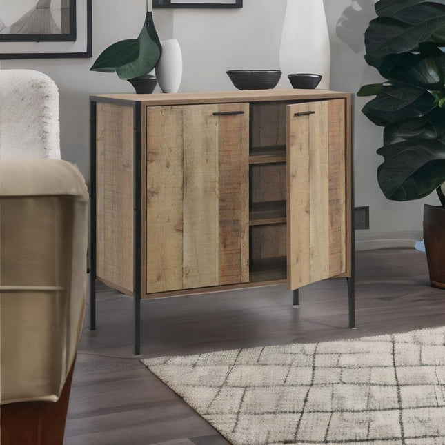Stretton - 2 Door Sideboard - Rustic Oak
