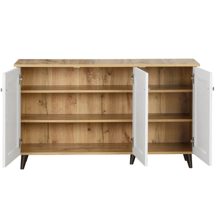 Essentials - Modern 3 Door Shoe Cabinet