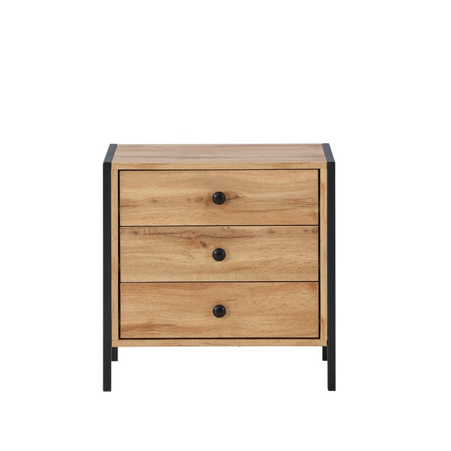 Zahra - Bedside Table - 3 Drawers
