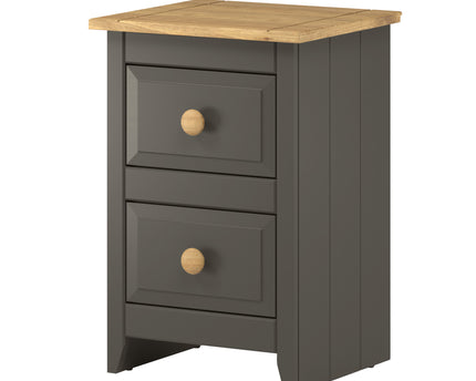 Painted - Petite 2 Drawer Bedside Cabinet