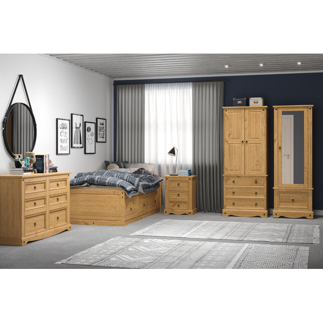Corona - 2 Door 3 Drawer Wardrobe