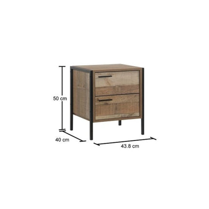 Stretton - 3 Piece Bedroom Set 4 Door Wardrobe - Rustic Oak