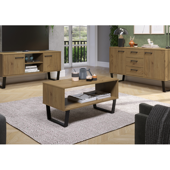 Modern Living - Industrial Open Coffee Table