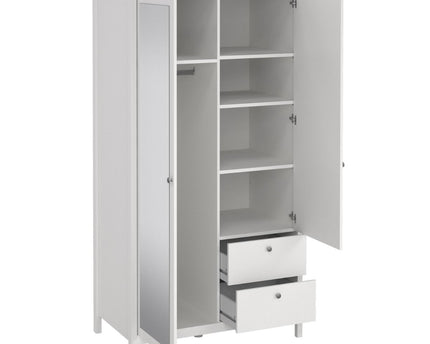 Madrid - Wardrobe with 1 Door + 1 Mirror Door + 2 Drawers