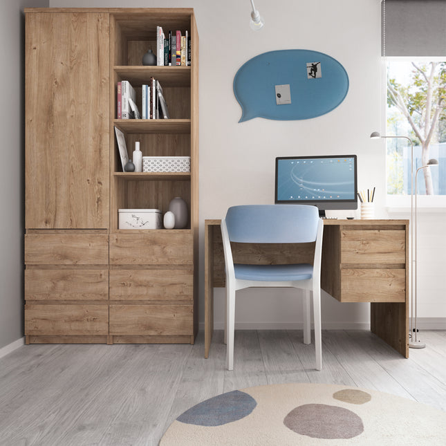 Fribo Desk 2 Drawer in Alpine White