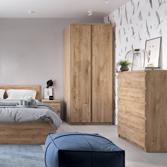 Fribo Chest Of 5 Drawers in Alpine White