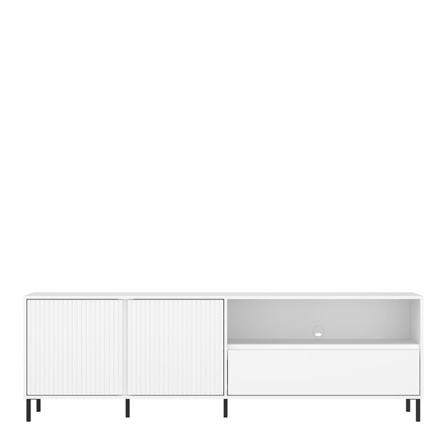 Avenale Wide Display TV Cabinet | 2 Door 1 Drawer | Choice of Alpine White Gloss, Anthracite or Cashmere