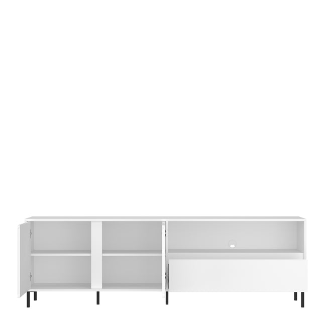 Avenale Wide Display TV Cabinet | 2 Door 1 Drawer | Choice of Alpine White Gloss, Anthracite or Cashmere