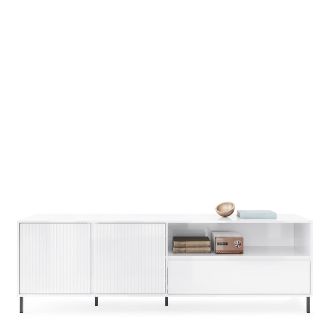 Avenale Wide Display TV Cabinet | 2 Door 1 Drawer | Choice of Alpine White Gloss, Anthracite or Cashmere