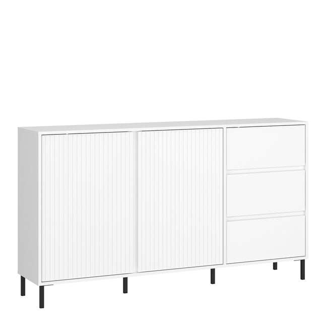 Avenale Sideboard | 2 Door 3 Drawer | Choice of Alpine White Gloss, Anthracite or Cashmere