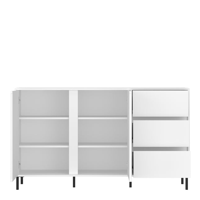 Avenale Sideboard | 2 Door 3 Drawer | Choice of Alpine White Gloss, Anthracite or Cashmere