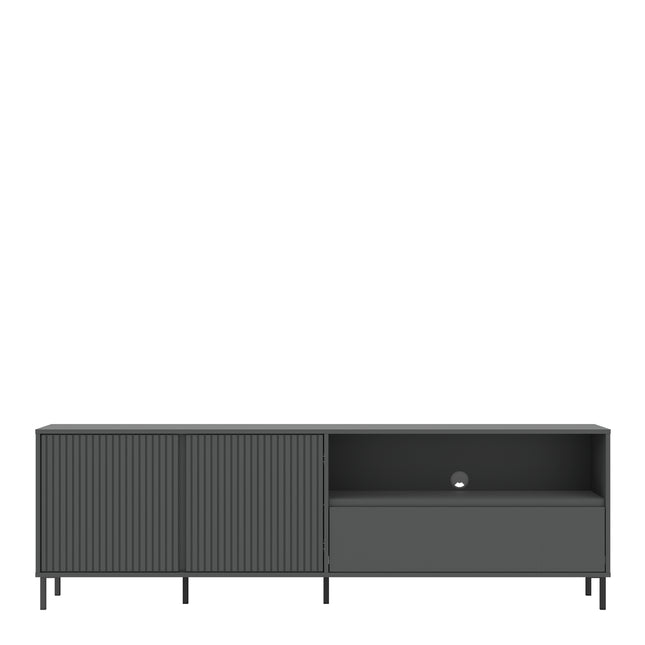 Avenale Wide Display TV Cabinet | 2 Door 1 Drawer | Choice of Alpine White Gloss, Anthracite or Cashmere