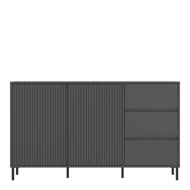 Avenale Sideboard | 2 Door 3 Drawer | Choice of Alpine White Gloss, Anthracite or Cashmere