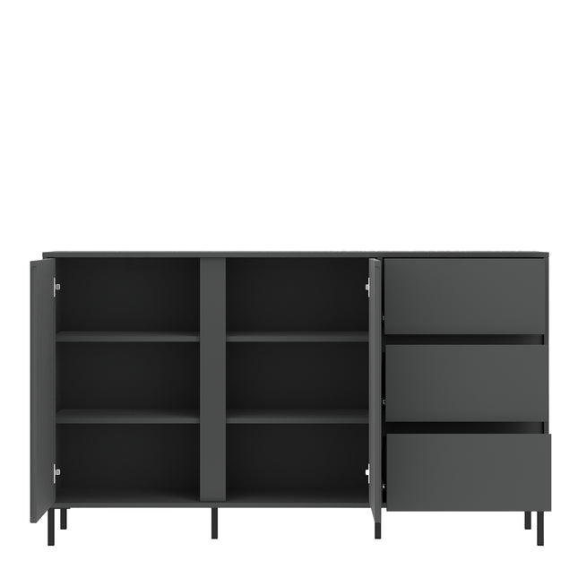 Avenale Sideboard | 2 Door 3 Drawer | Choice of Alpine White Gloss, Anthracite or Cashmere
