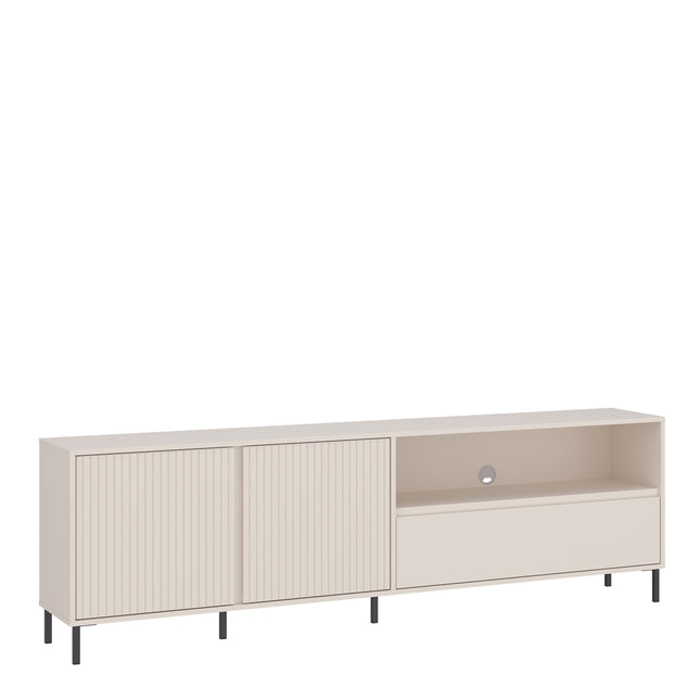 Avenale Wide Display TV Cabinet | 2 Door 1 Drawer | Choice of Alpine White Gloss, Anthracite or Cashmere