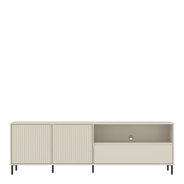 Avenale Wide Display TV Cabinet | 2 Door 1 Drawer | Choice of Alpine White Gloss, Anthracite or Cashmere