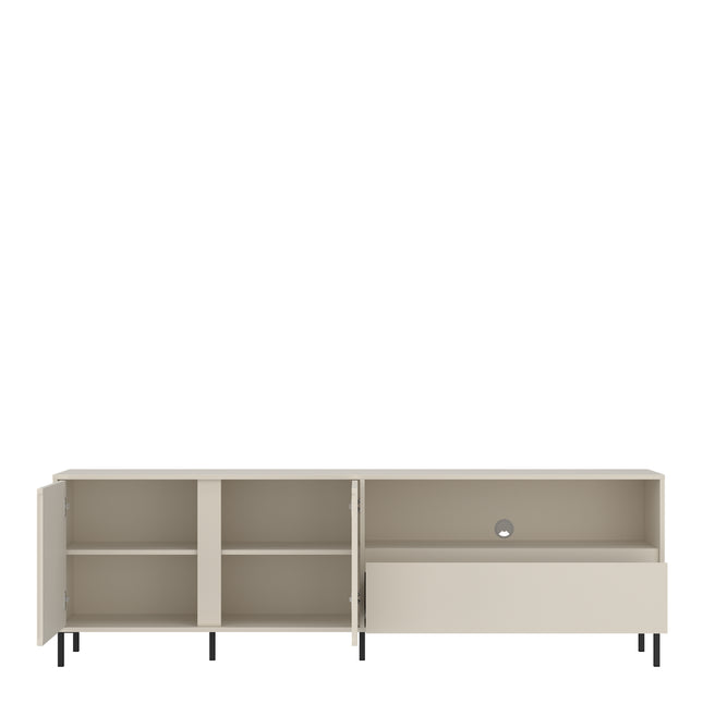 Avenale Wide Display TV Cabinet | 2 Door 1 Drawer | Choice of Alpine White Gloss, Anthracite or Cashmere