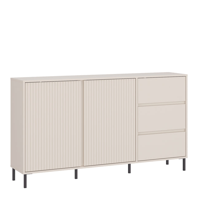 Avenale Sideboard | 2 Door 3 Drawer | Choice of Alpine White Gloss, Anthracite or Cashmere