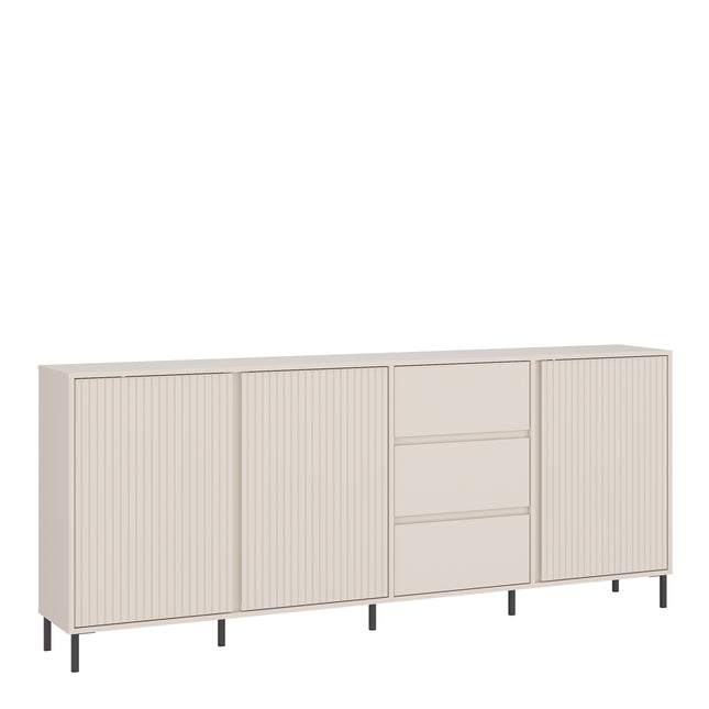 Avenale Sideboard | 3 Door 3 Drawer | Choice of Alpine White Gloss, Anthracite or Cashmere