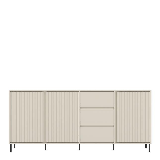 Avenale Sideboard | 3 Door 3 Drawer | Choice of Alpine White Gloss, Anthracite or Cashmere