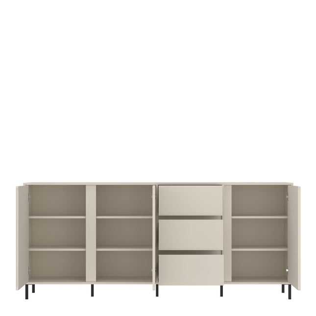 Avenale Sideboard | 3 Door 3 Drawer | Choice of Alpine White Gloss, Anthracite or Cashmere