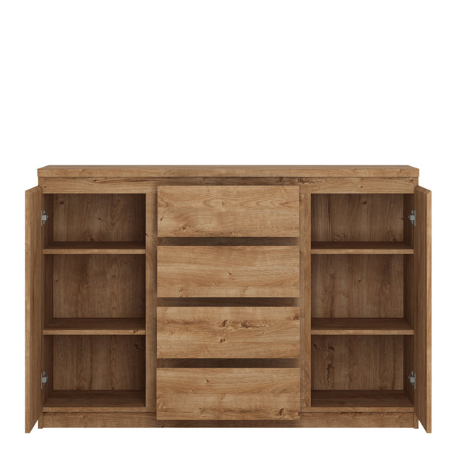 Fribo - 2 Door 4 Drawer Wide Sideboard