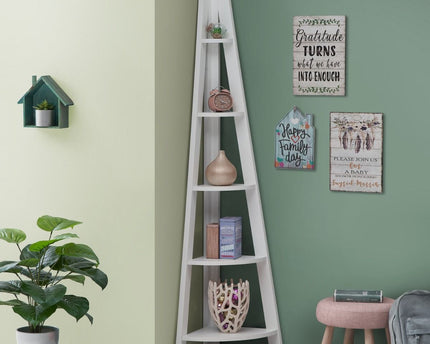 Riva - Corner Ladder Bookcase