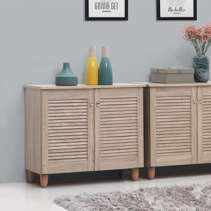 Essentials - Modern 2 Door Shoe Cabinet