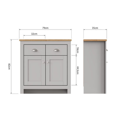 Lisbon - Sideboard - 2 Doors & 2 Drawers
