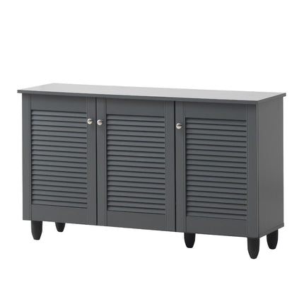 Essentials - Modern 3 Door Shoe Cabinet