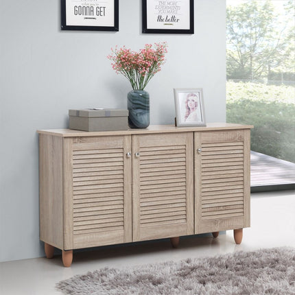 Essentials - Modern 3 Door Shoe Cabinet
