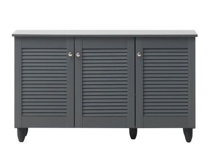 Essentials - Modern 3 Door Shoe Cabinet
