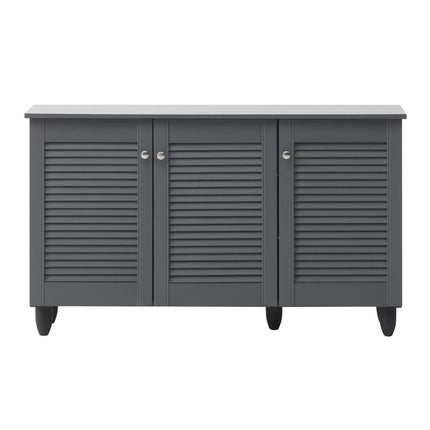 Essentials - Modern 3 Door Shoe Cabinet