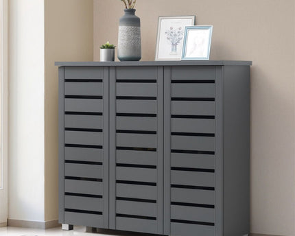 Essentials - Contemporary 3 Door Storage Cabinet