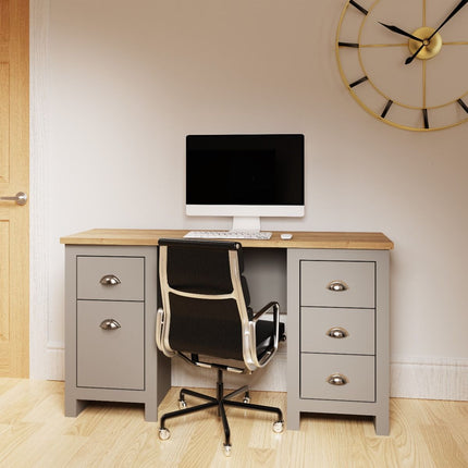 Lisbon - 5 Drawer Desk