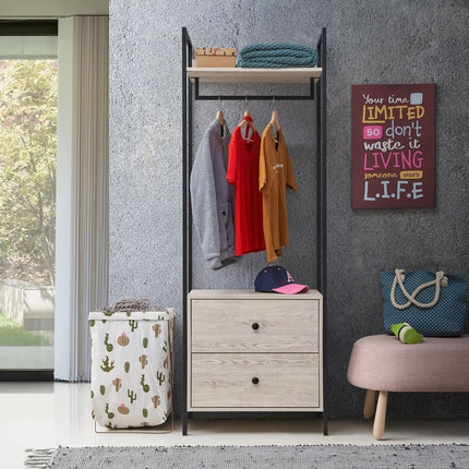 Zahra - 4 Piece Bedroom Furniture Set Open Wardrobes